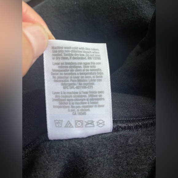 Graphic Design Black Men Hoodie Size XL - Picture 7 of 7